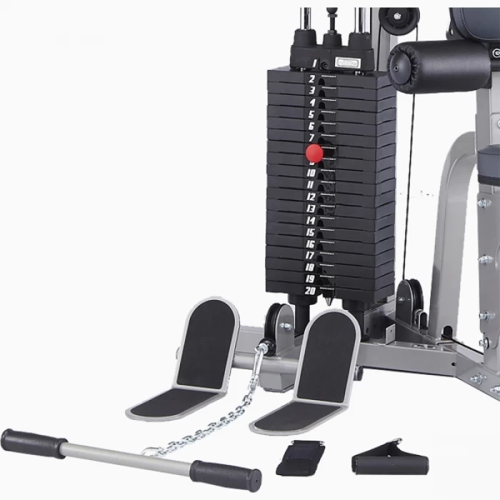 Daugiafunkcinis jėgos treniruoklis BodyCraft Gym GX 6881C - 90kg Daugiafunkcinis jėgos treniruoklis BodyCraft Gym GX 6881C - 90kg