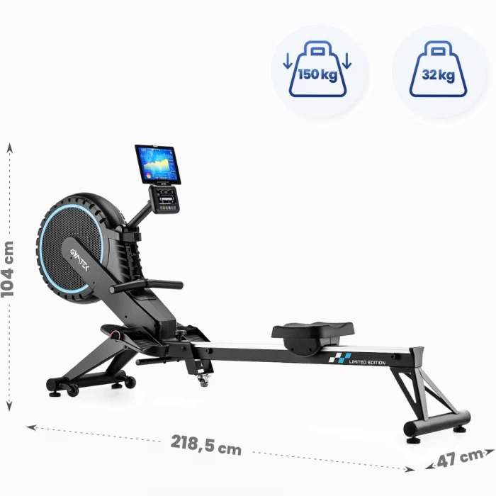 Irklavimo treniruoklis Gymtek XR2500 Air-Magnetic LCD Irklavimo treniruoklis Gymtek XR2500 Air-Magnetic LCD