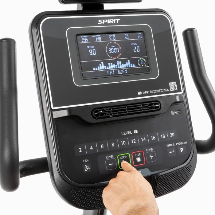 Dviratis treniruoklis Spirit Fitness XBR55 LCD Dviratis treniruoklis Spirit Fitness XBR55 LCD