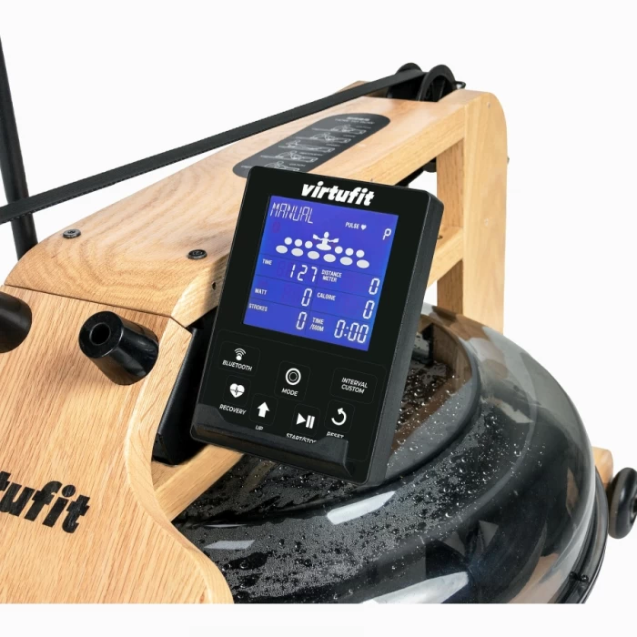 Irklavimo treniruoklis VirtuFit Elite Rower Oak LCD Irklavimo treniruoklis VirtuFit Elite Rower Oak LCD